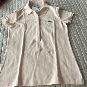 Women Lacoste pique stretch polo shirt